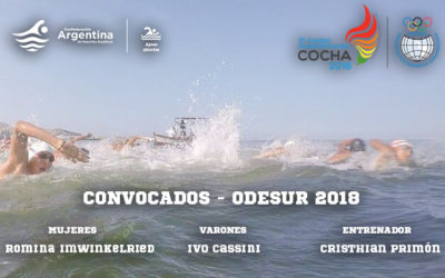 CONVOCADOS DE AGUAS ABIERTAS PARA LOS ODESUR 2018