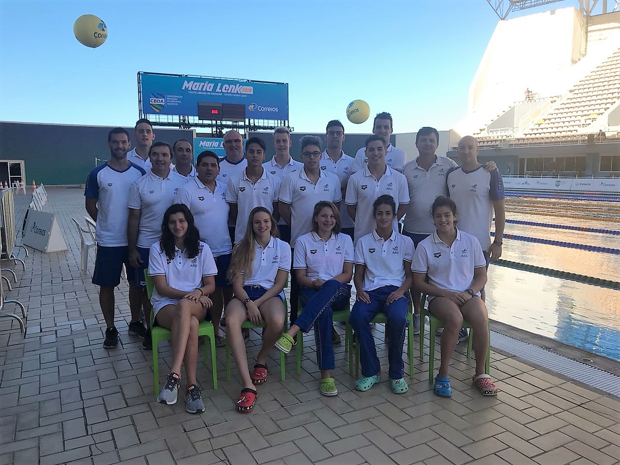 seleccion nacional abosulta y junior en el Maria Lenk 2018