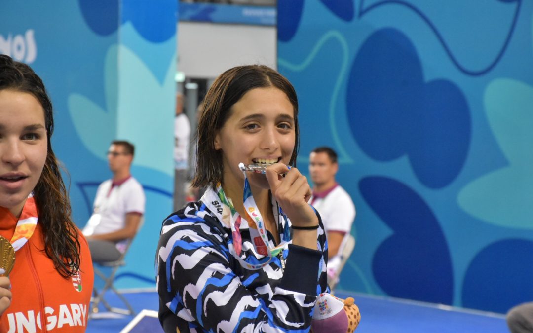 Pignatiello plata olímpica en 800 metros libre