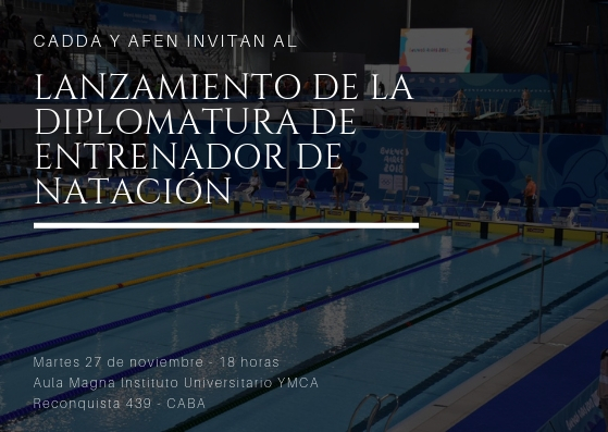 SE LANZA LA DIPLOMATURA DE ENTRENADOR DE NATACIÓN