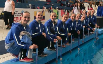 La Selección Argentina de Natación Artística fue bronce en el Sudamericano de Perú