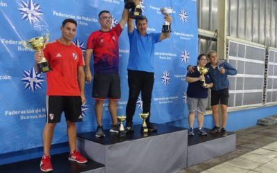 Podios de la última jornada del República de Juveniles y Juniors de Natación