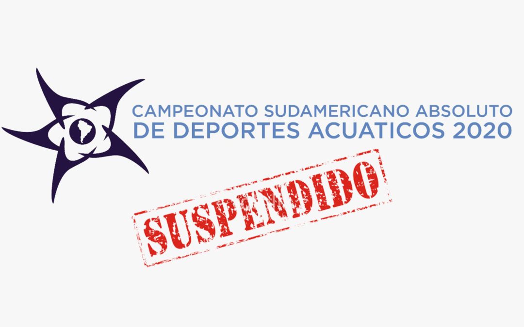 URGENTE: Se suspende el Sudamericano de Deportes Acuáticos