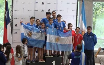 Gran comienzo de la Argentina en el Festival Infantil Internacional de natación de Chile