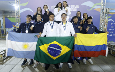 Argentina cosechó 44 medallas en los 3 primeros días del Sudamericano Juvenil de Deportes Acuáticos